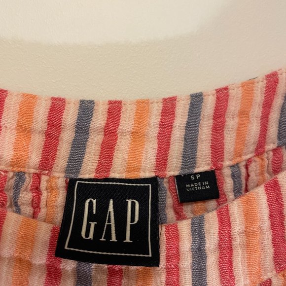 Pink, blue, yellow striped Gap Sundress - Picture 5 of 5